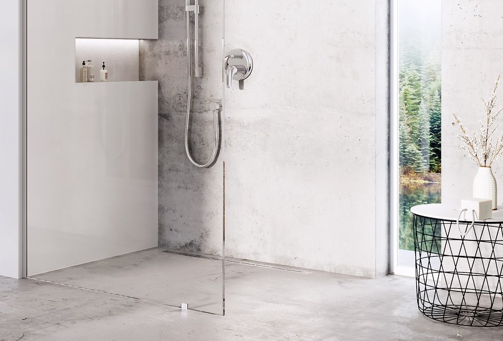 Sprchový kout Walk-In model Free-bez-vanicky